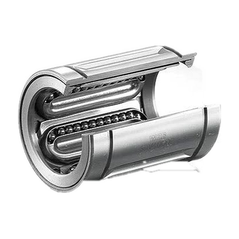 Linear motion bearing cutaway showing ball recirculation