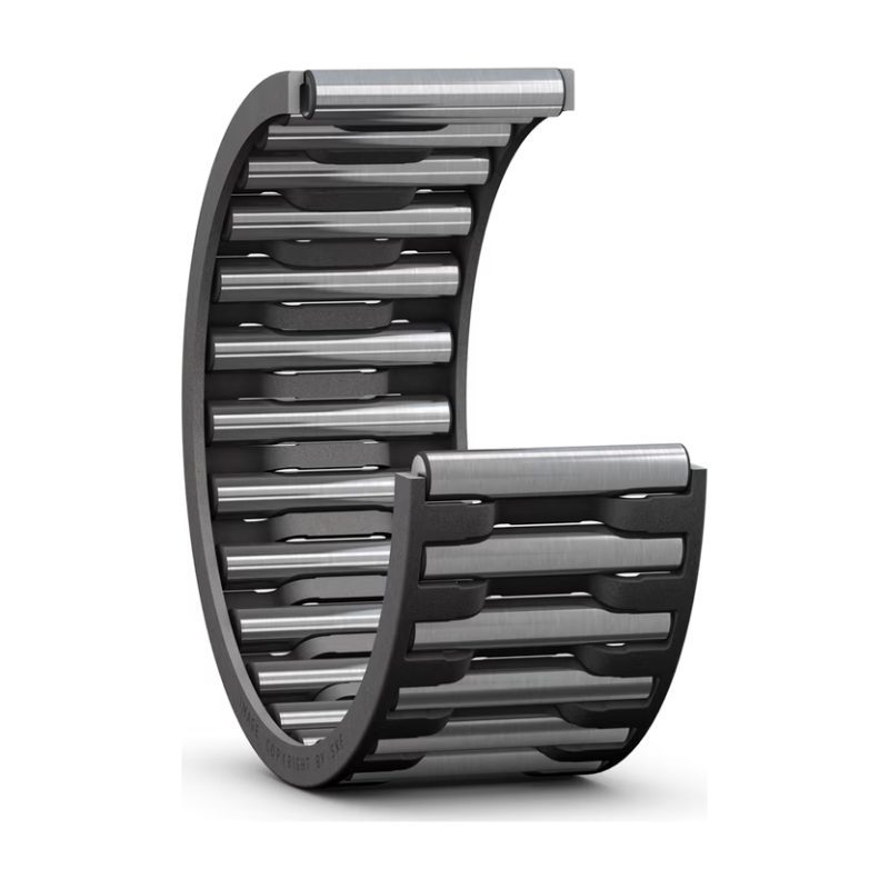 Needle roller bearing with a dark cage
